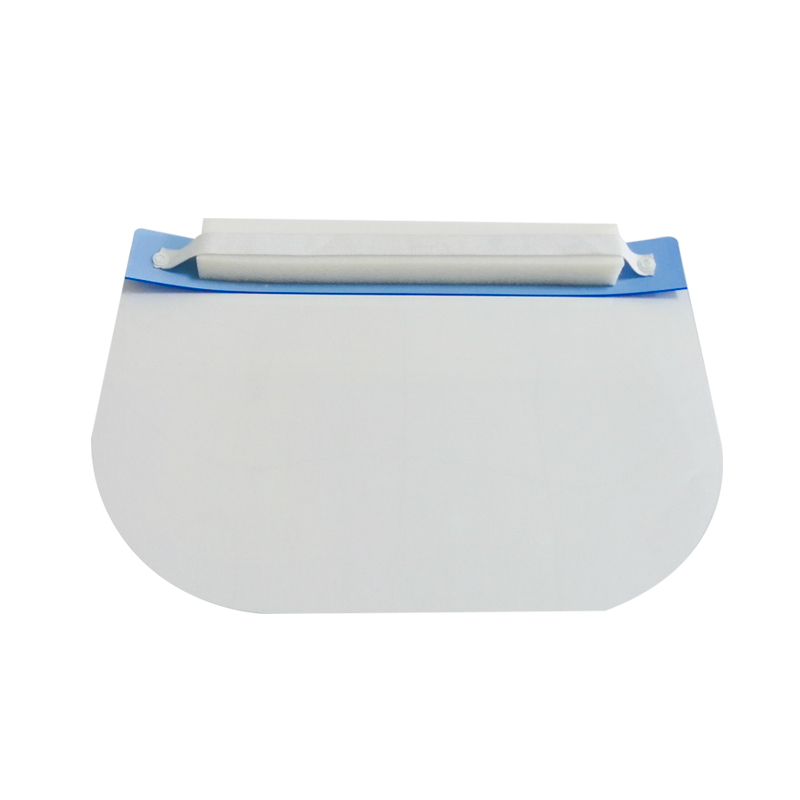 Cosantóir Iomlán Trédhearcach Frith-Dust 0.25mm le Faceshield Sciath Aghaidh Spúinse